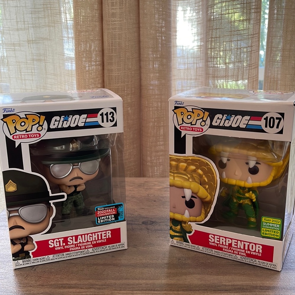 G.I. Joe Funko Pop retro toys